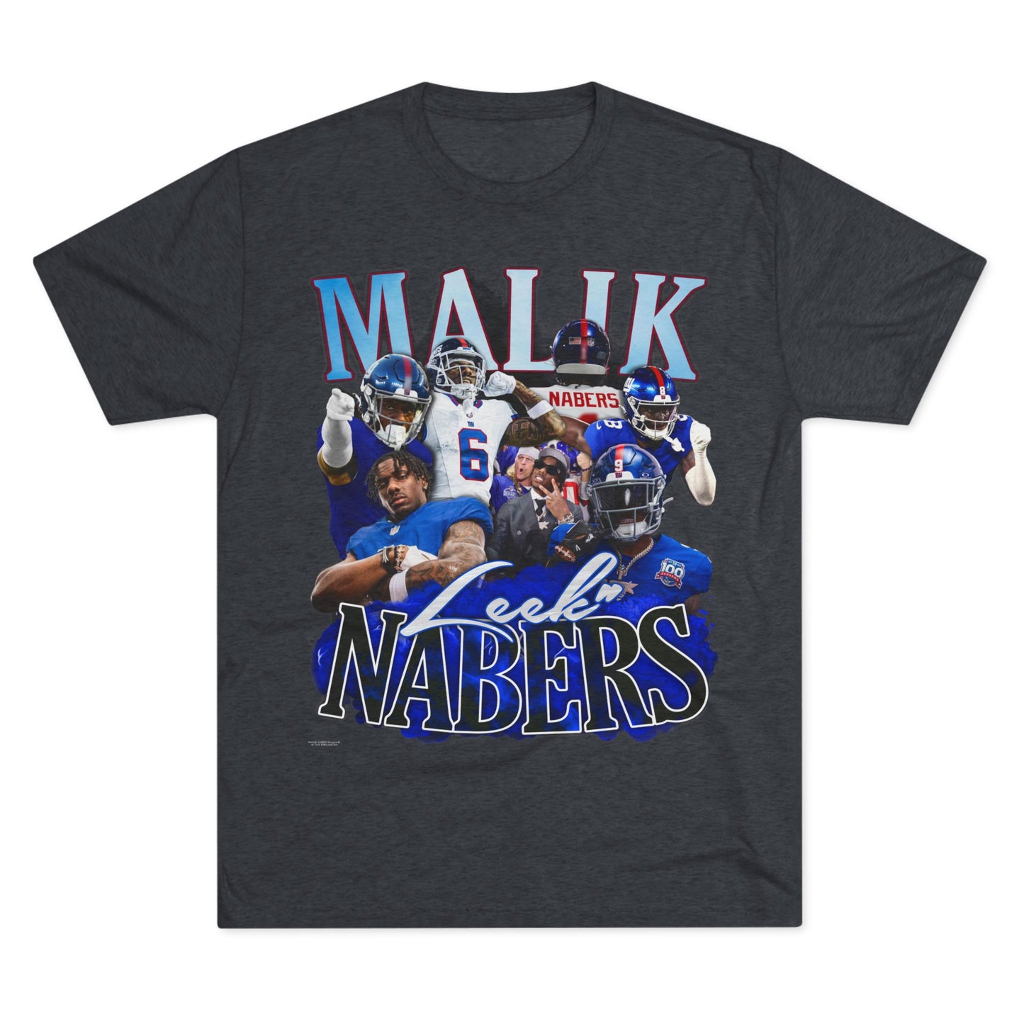 Malik Nabers Tri-Blend Crew Tee