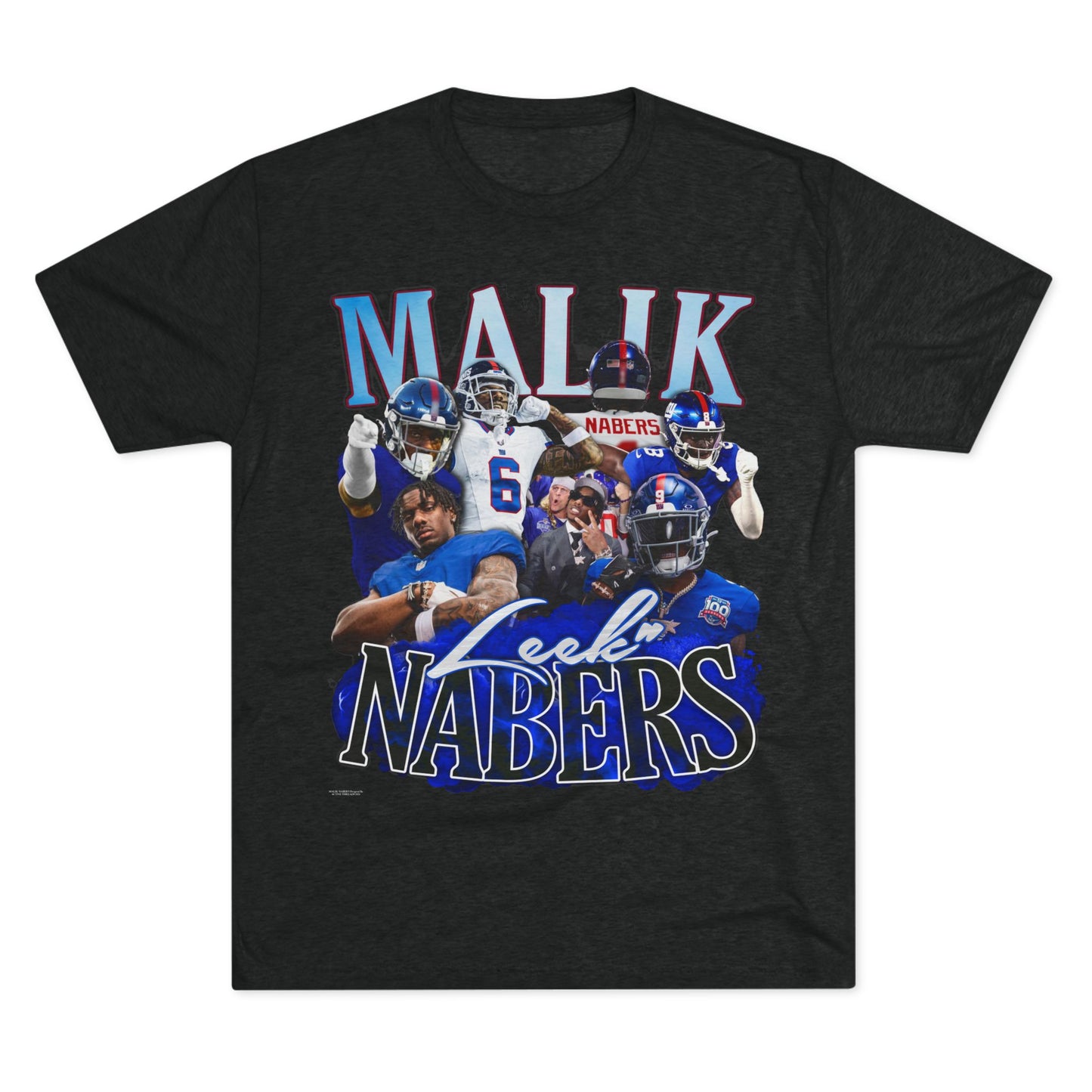 Malik Nabers Tri-Blend Crew Tee