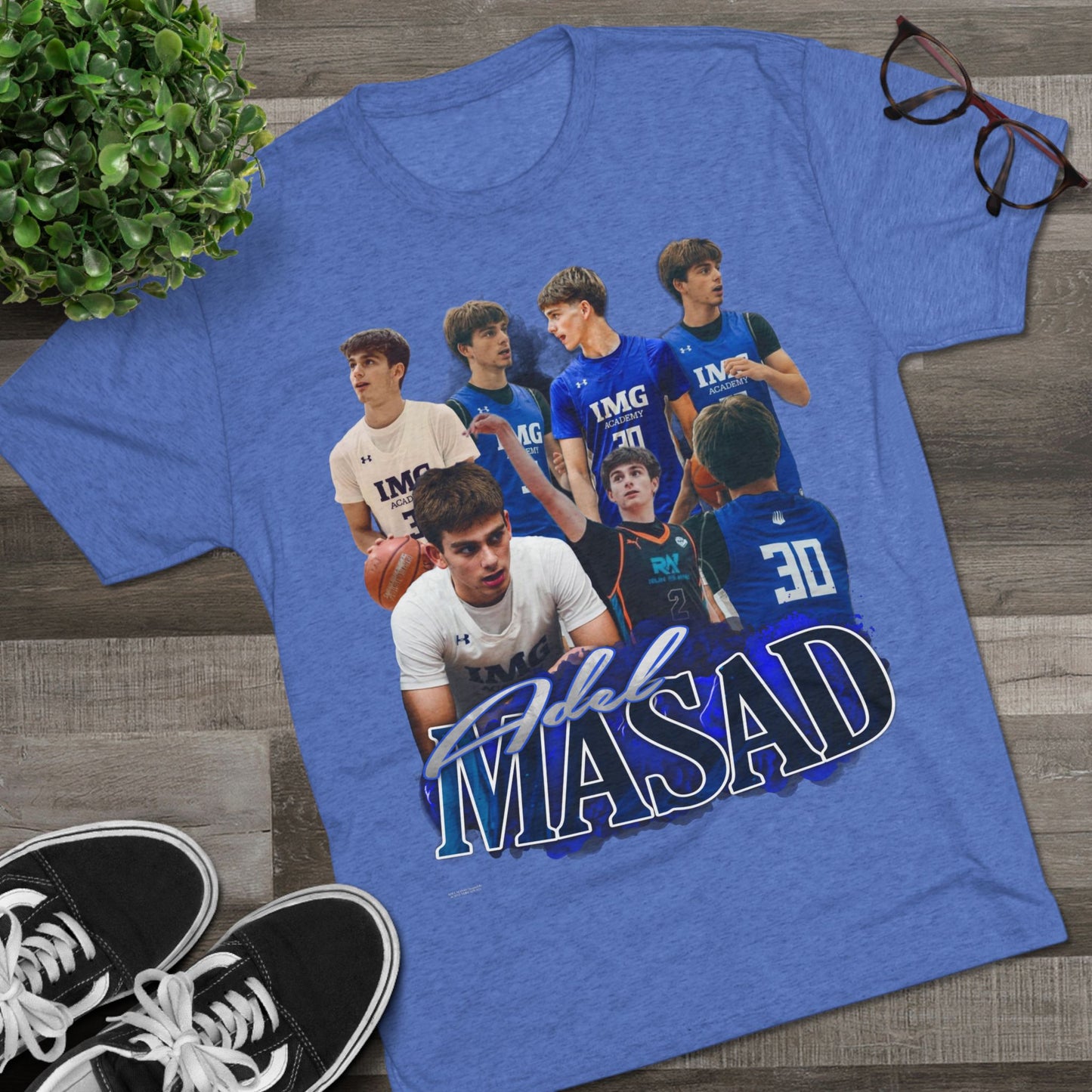 Adel Masad Tri-Blend Crew Tee