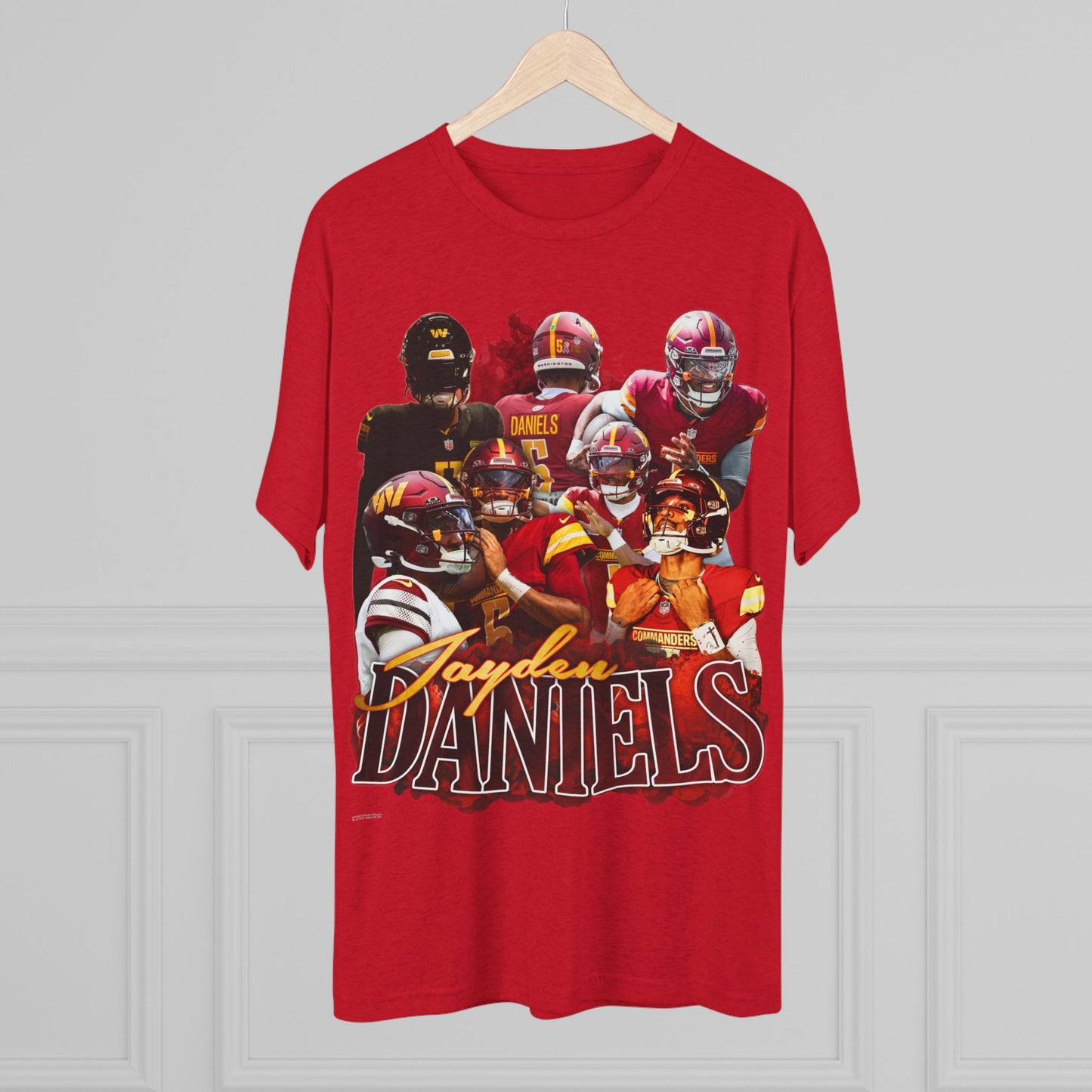 Jayden Daniels Tri-Blend Crew Tee