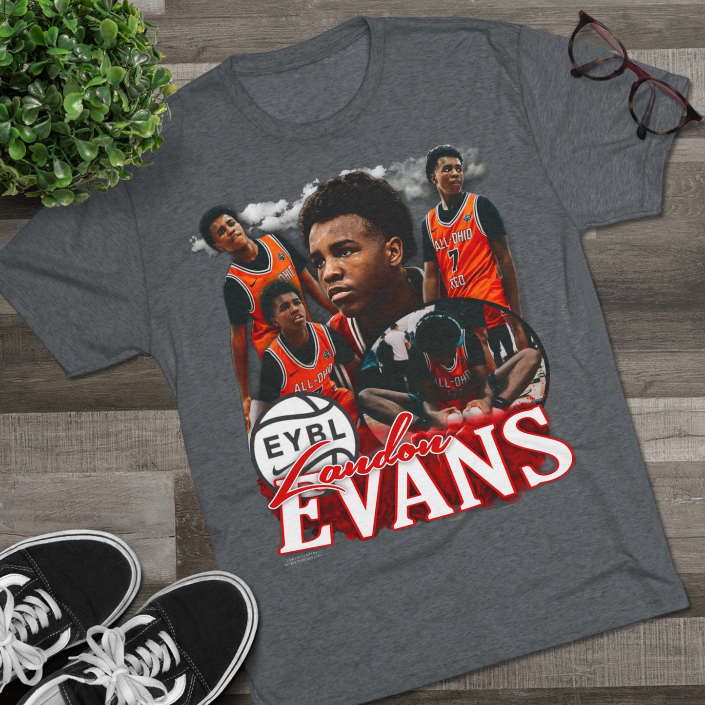 Landon Evans Tri-Blend Crew Tee