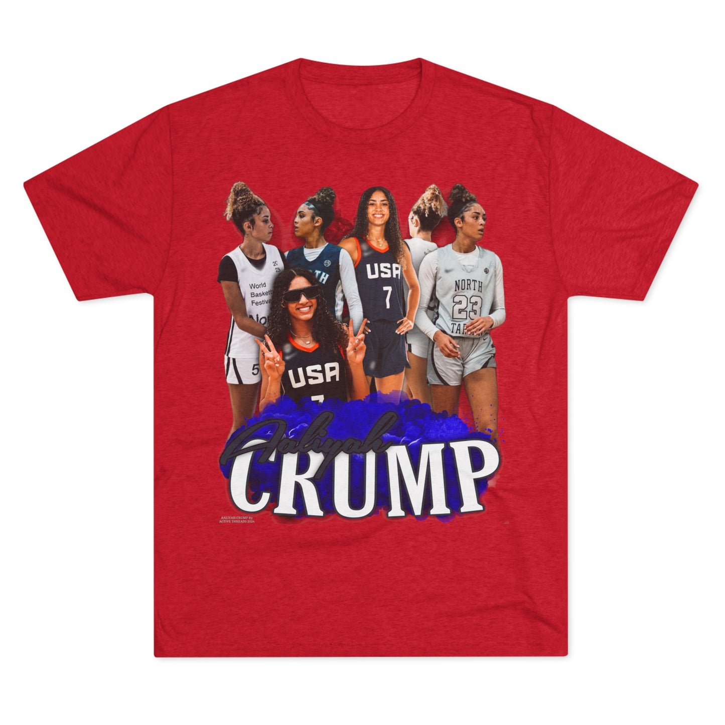 Aaliyah Crump Tri-Blend Crew Tee