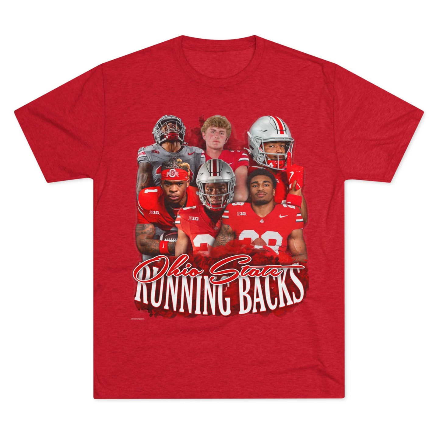 Ohio State Running Backs Tri-Blend Crew Tee