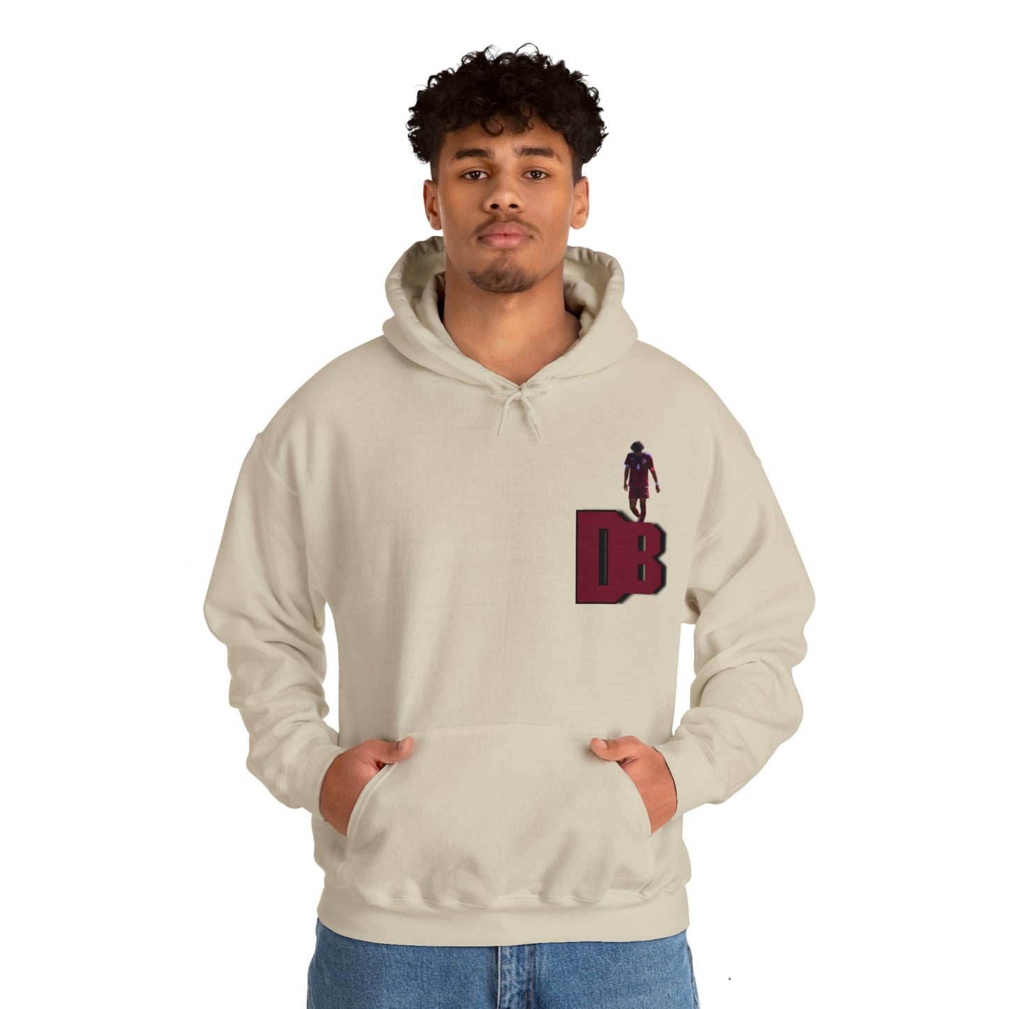 Dillon Brown no design on back Hooded Sweatshirt