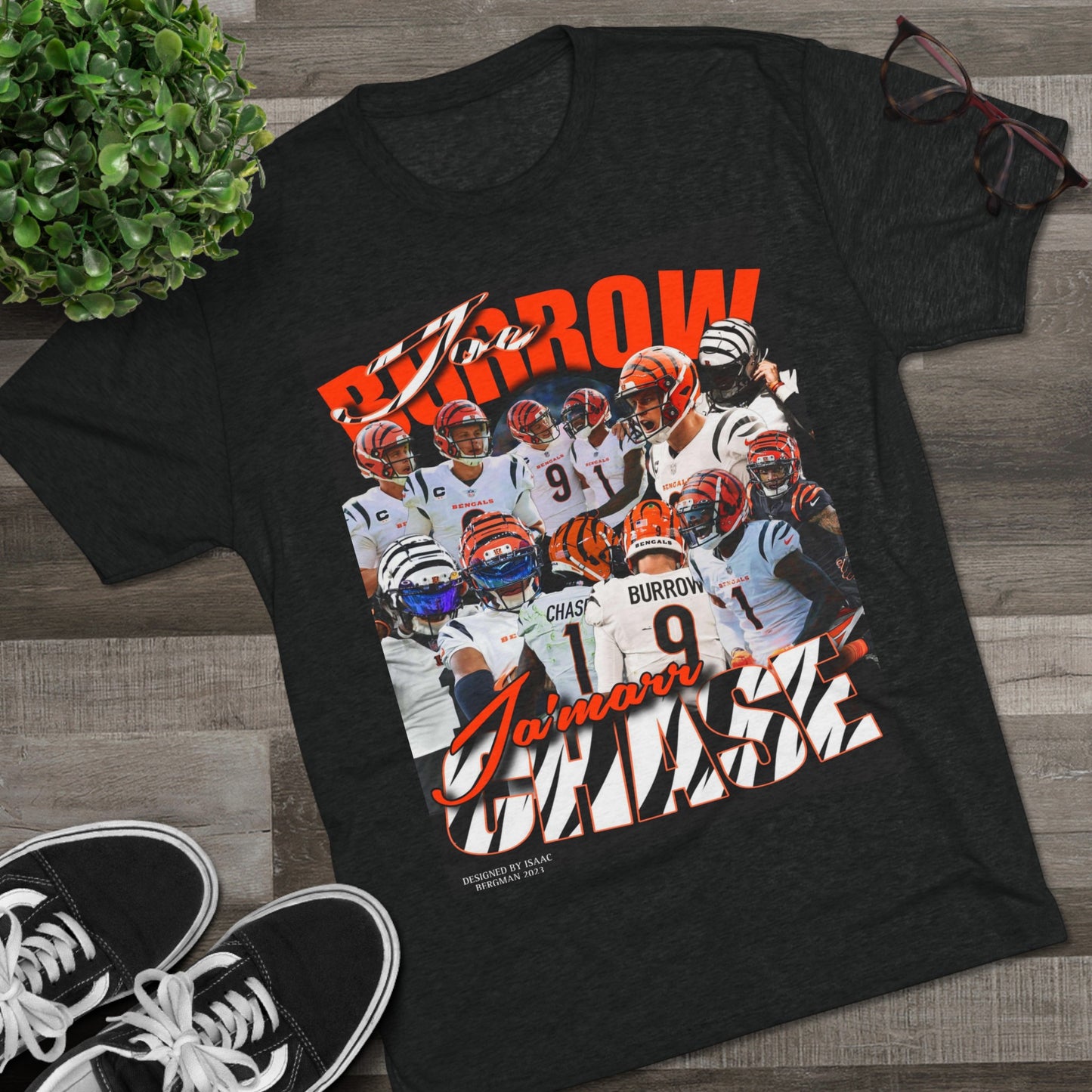 Joe Burrow X Jammar Chase Tri-Blend Crew Tee