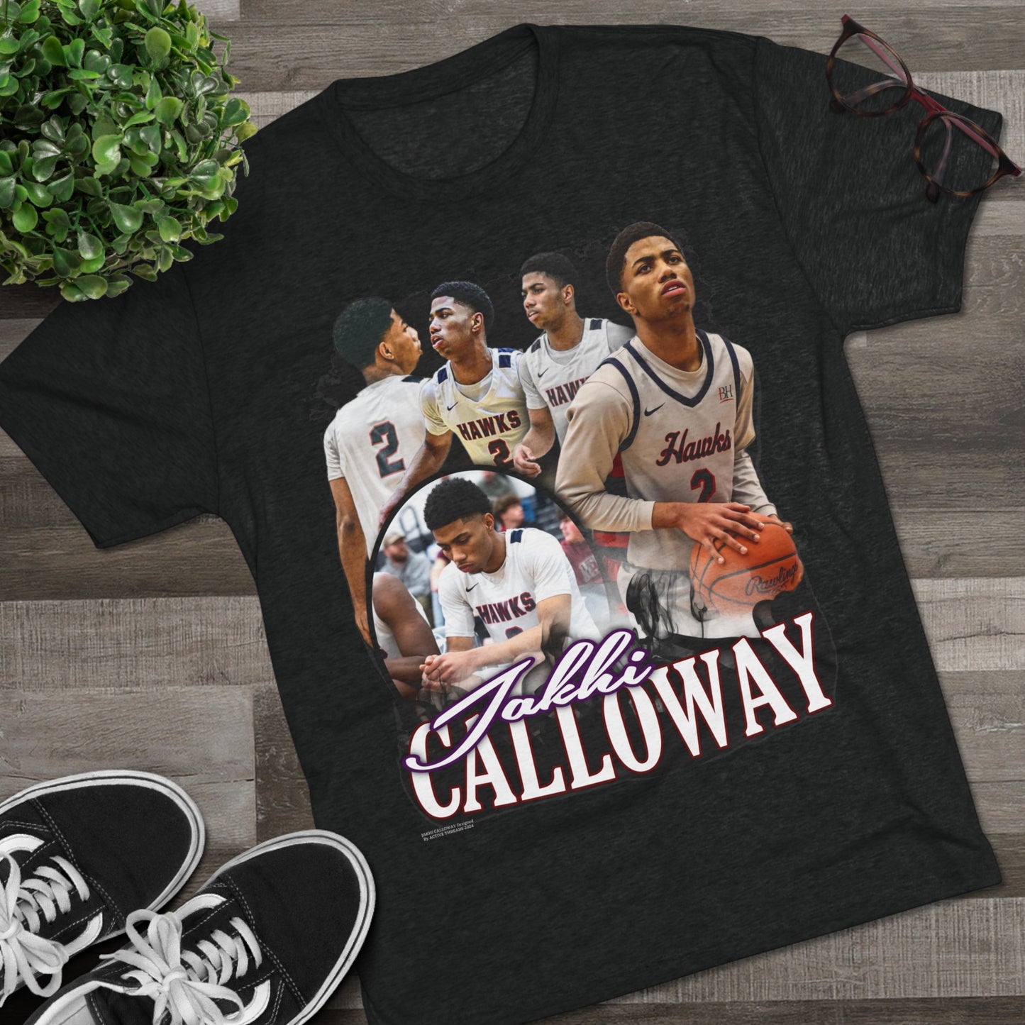 Jakhi Calloway Tri-Blend Crew Tee