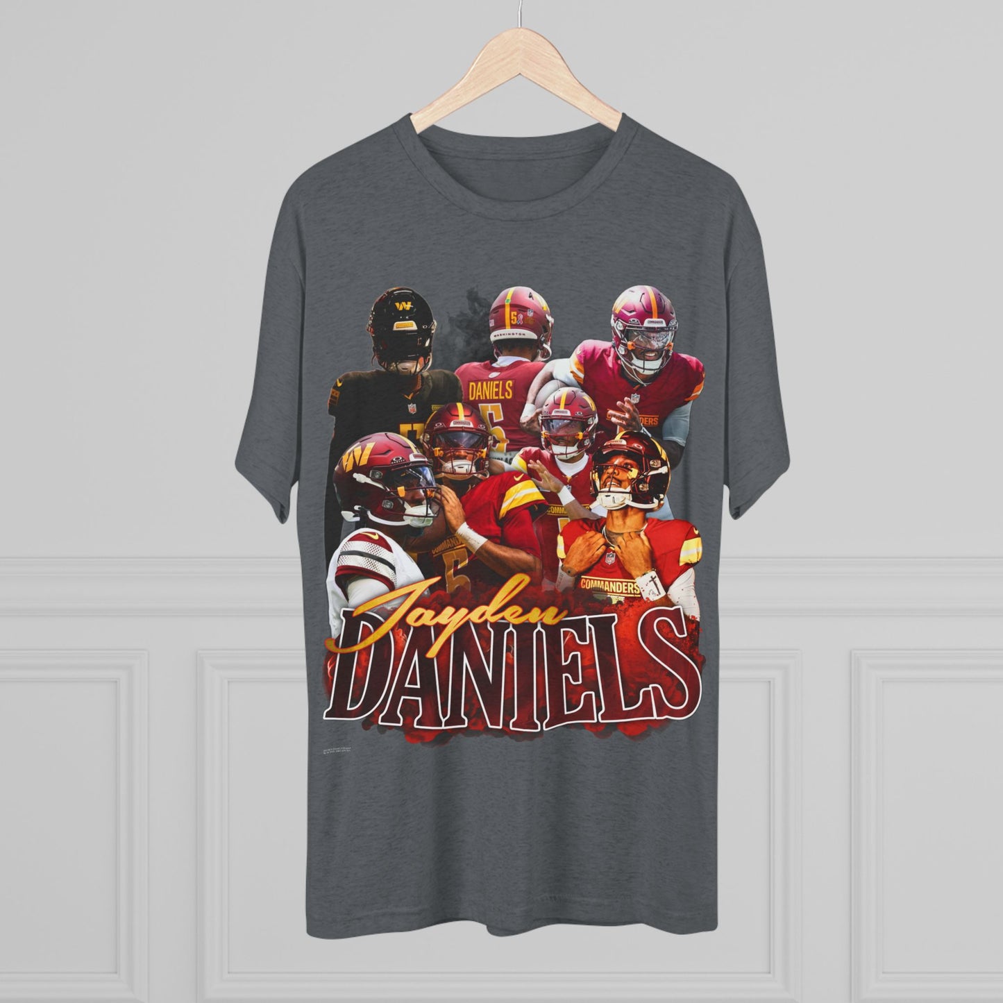 Jayden Daniels Tri-Blend Crew Tee