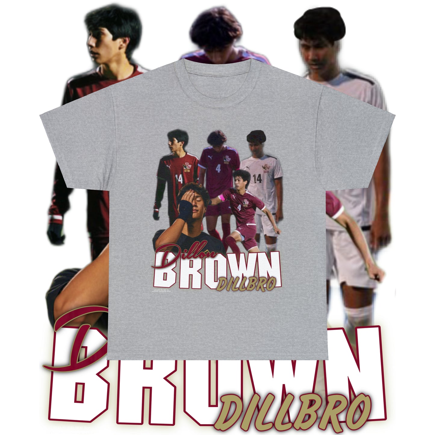 Dillon DILLBRO Brown Tee