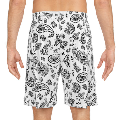 White Bandana Shorts