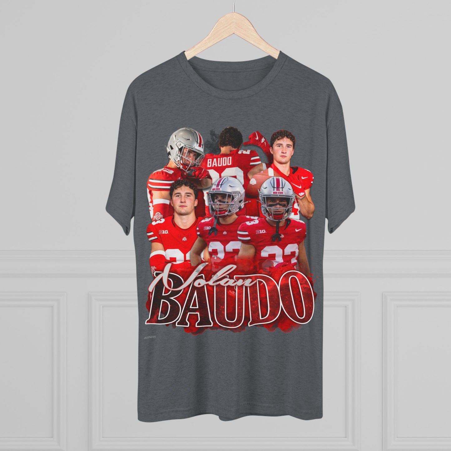 Nolan Baudo Tri-Blend Crew Tee