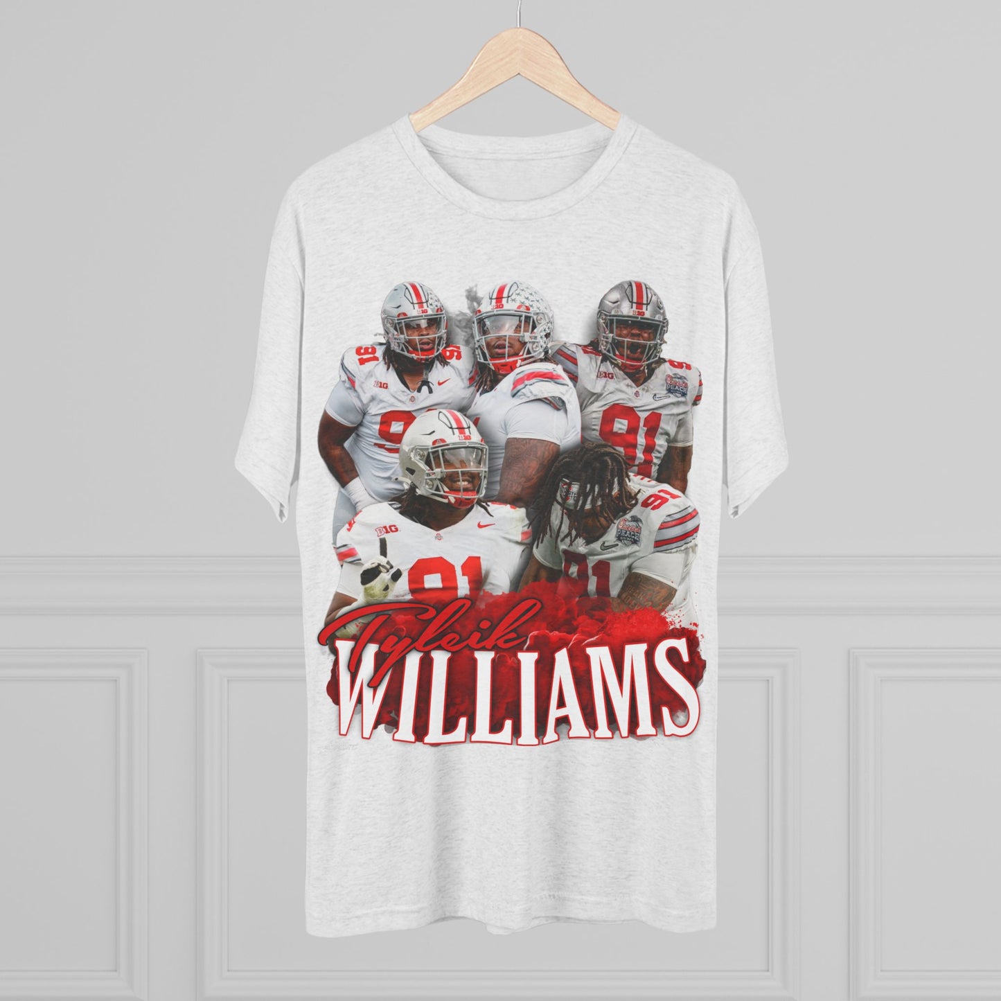 Tyleik Williams Tri-Blend Crew Tee