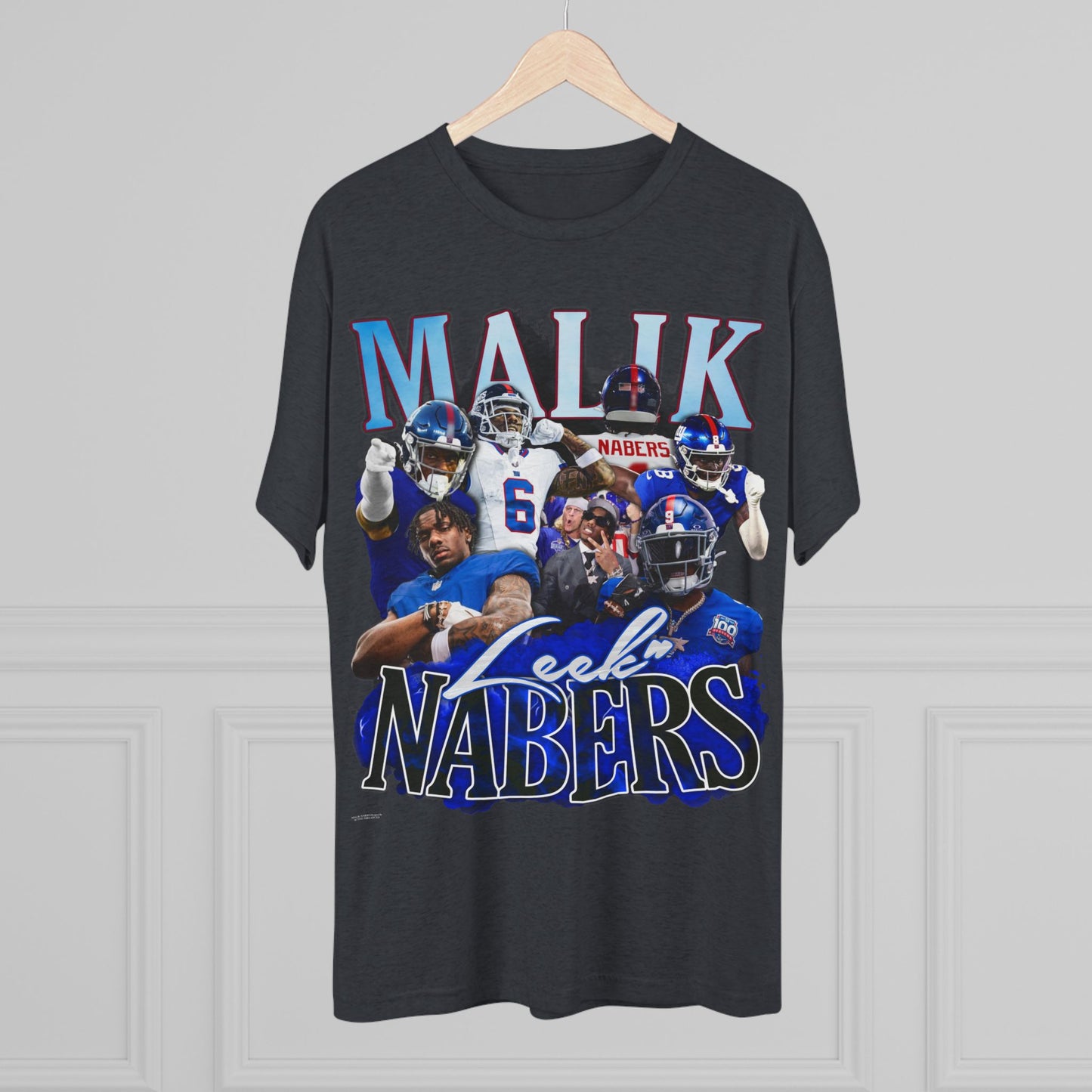 Malik Nabers Tri-Blend Crew Tee [DS]