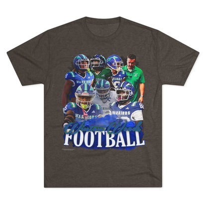 Winton Woods Football Tri-Blend Crew Tee
