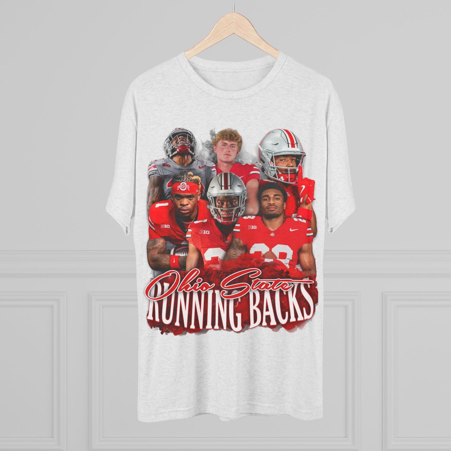 Ohio State Running Backs Tri-Blend Crew Tee