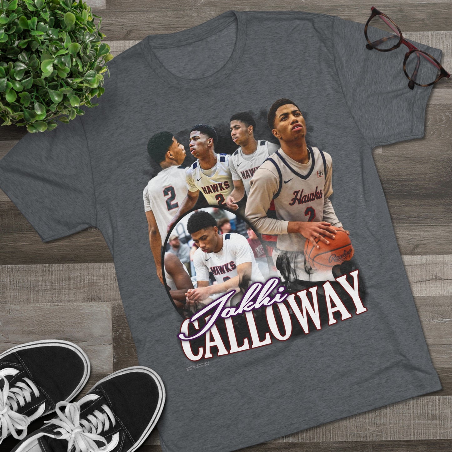 Jakhi Calloway Tri-Blend Crew Tee