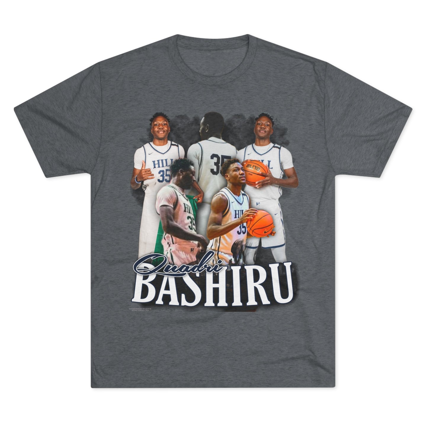 Quadri Bashiru Tri-Blend Crew Tee