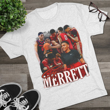 Cy Merrett Tri-Blend Crew Tee