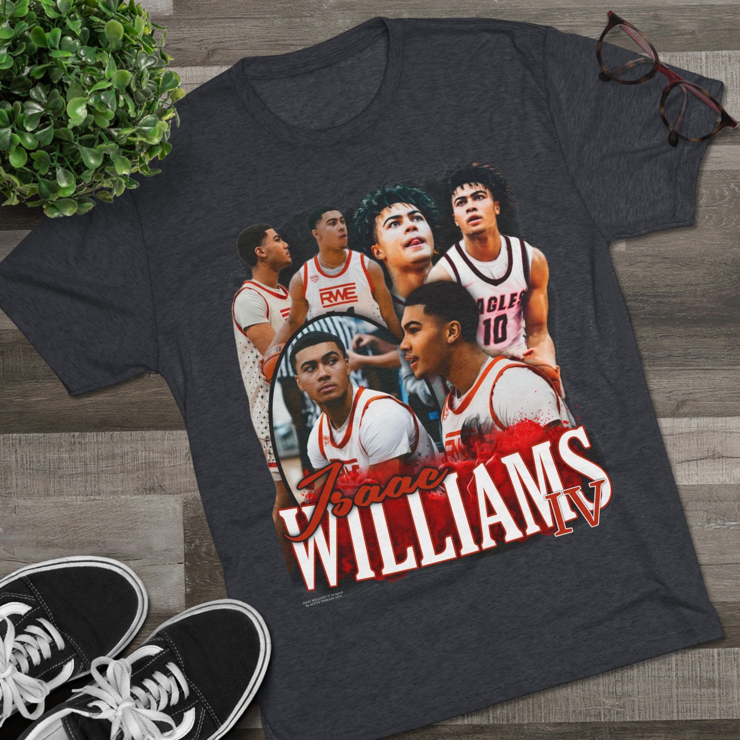 Isaac Williams IV Tri-Blend Crew Tee