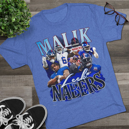 Malik Nabers Tri-Blend Crew Tee [DS]