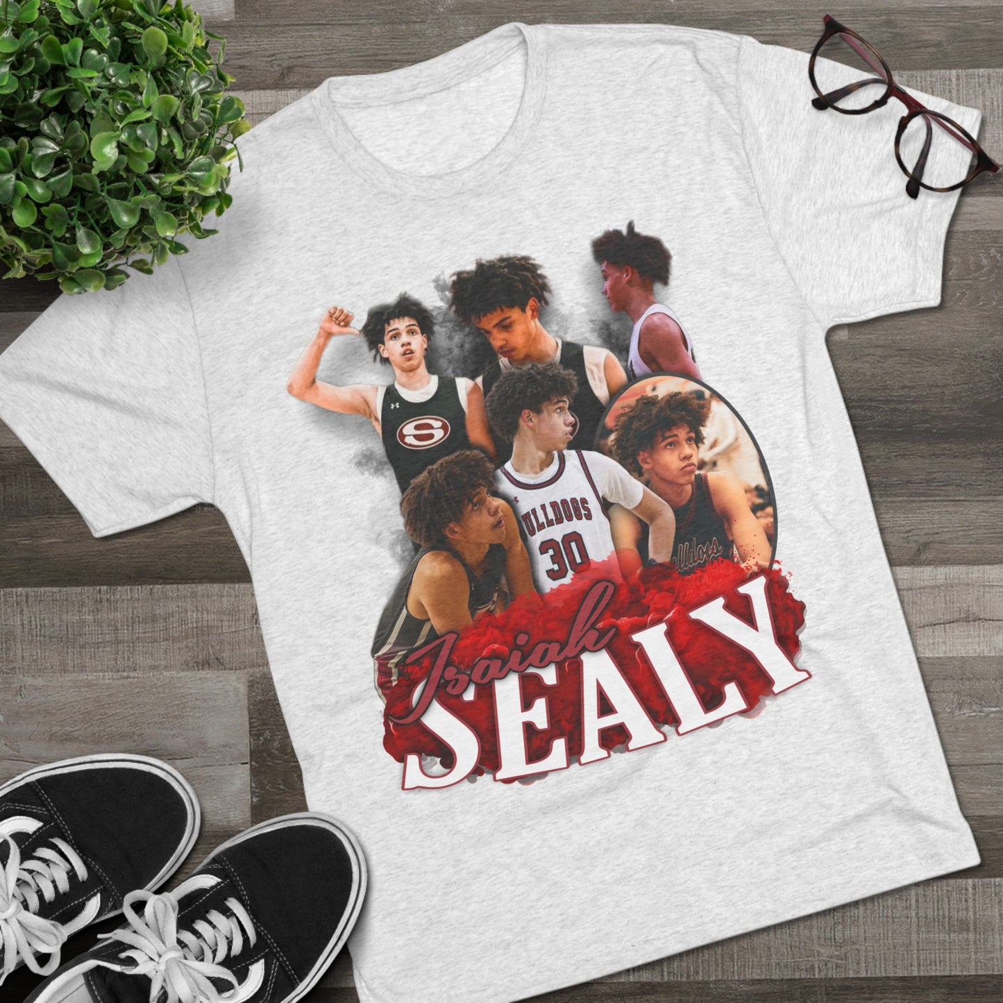 Isaiah Sealy Tri-Blend Crew Tee