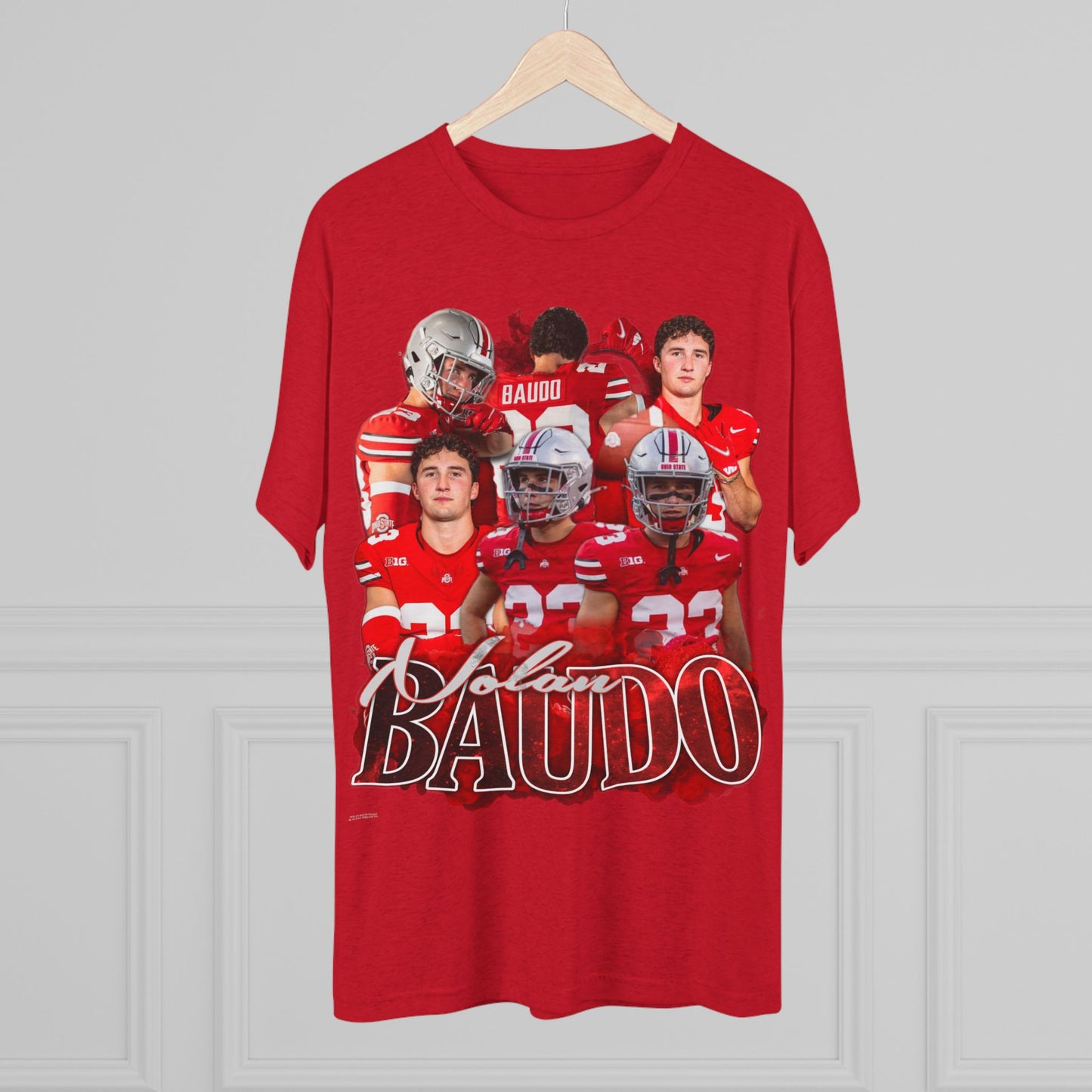 Nolan Baudo Tri-Blend Crew Tee