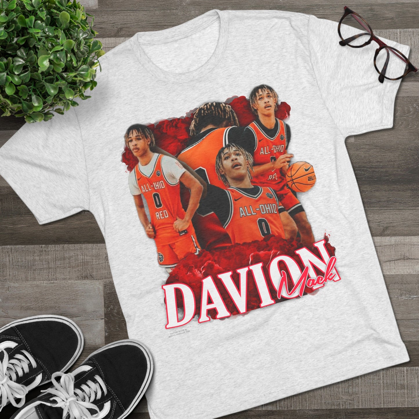 Davion Mack  Tri-Blend Crew Tee