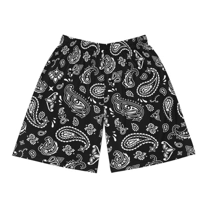 Black Bandana Shorts