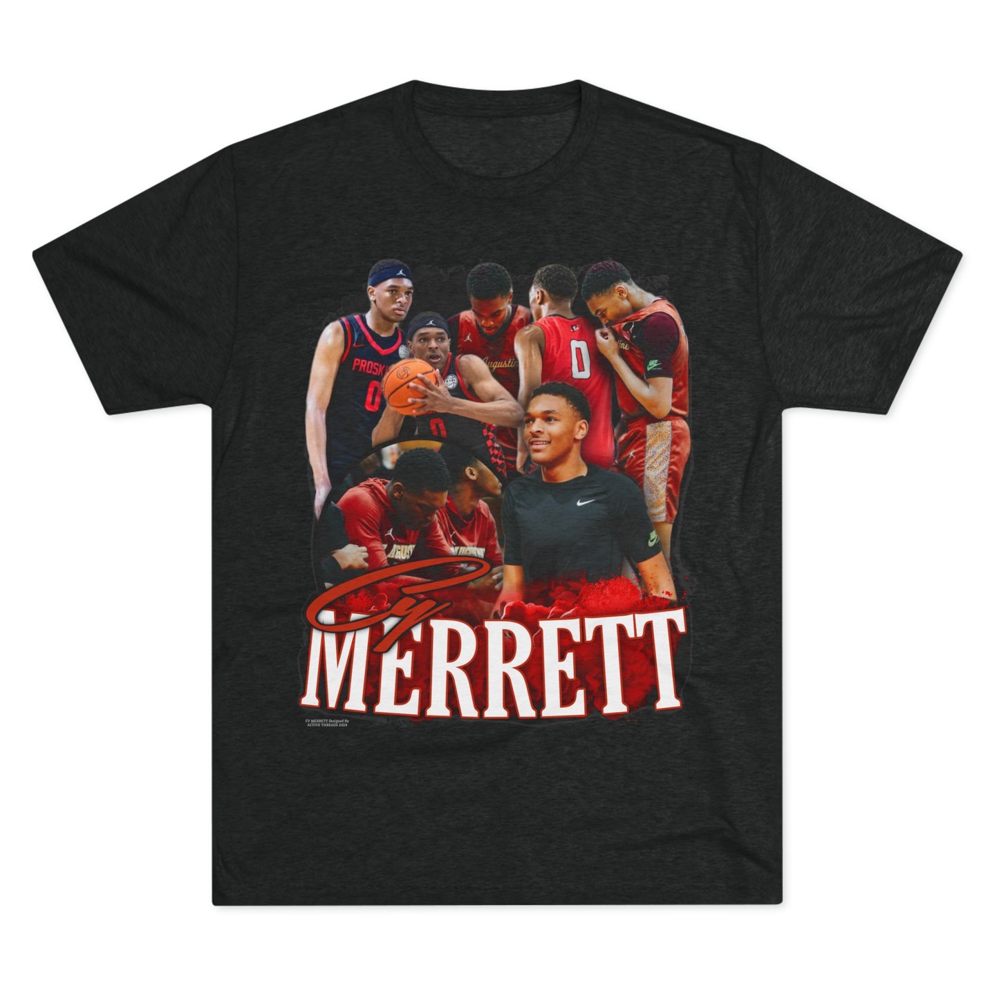 Cy Merrett Tri-Blend Crew Tee