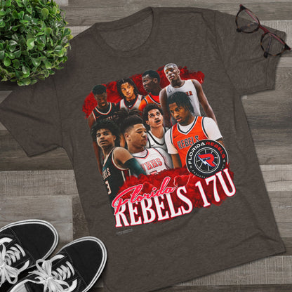 Florida Rebels 17U Tri-Blend Crew Tee