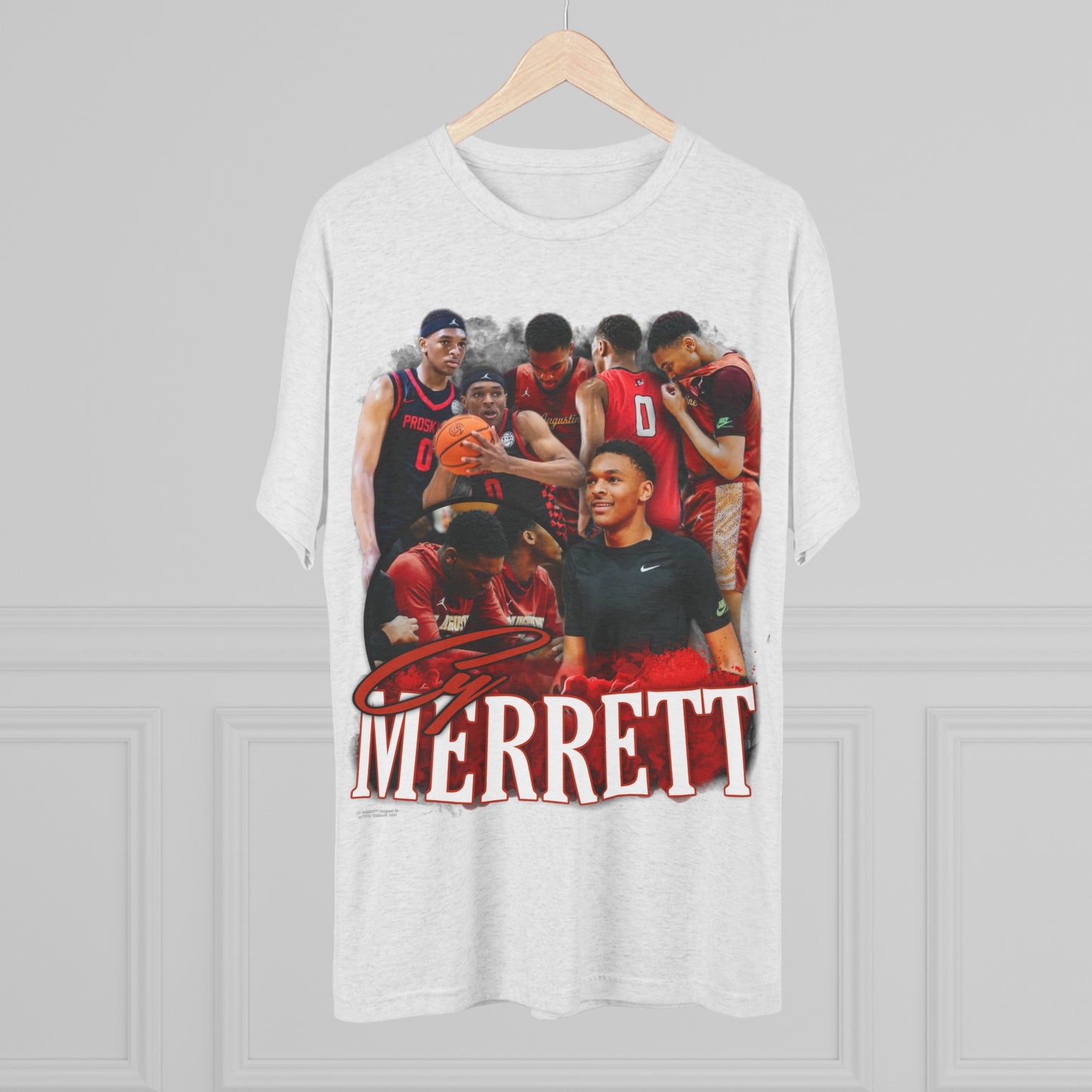 Cy Merrett Tri-Blend Crew Tee