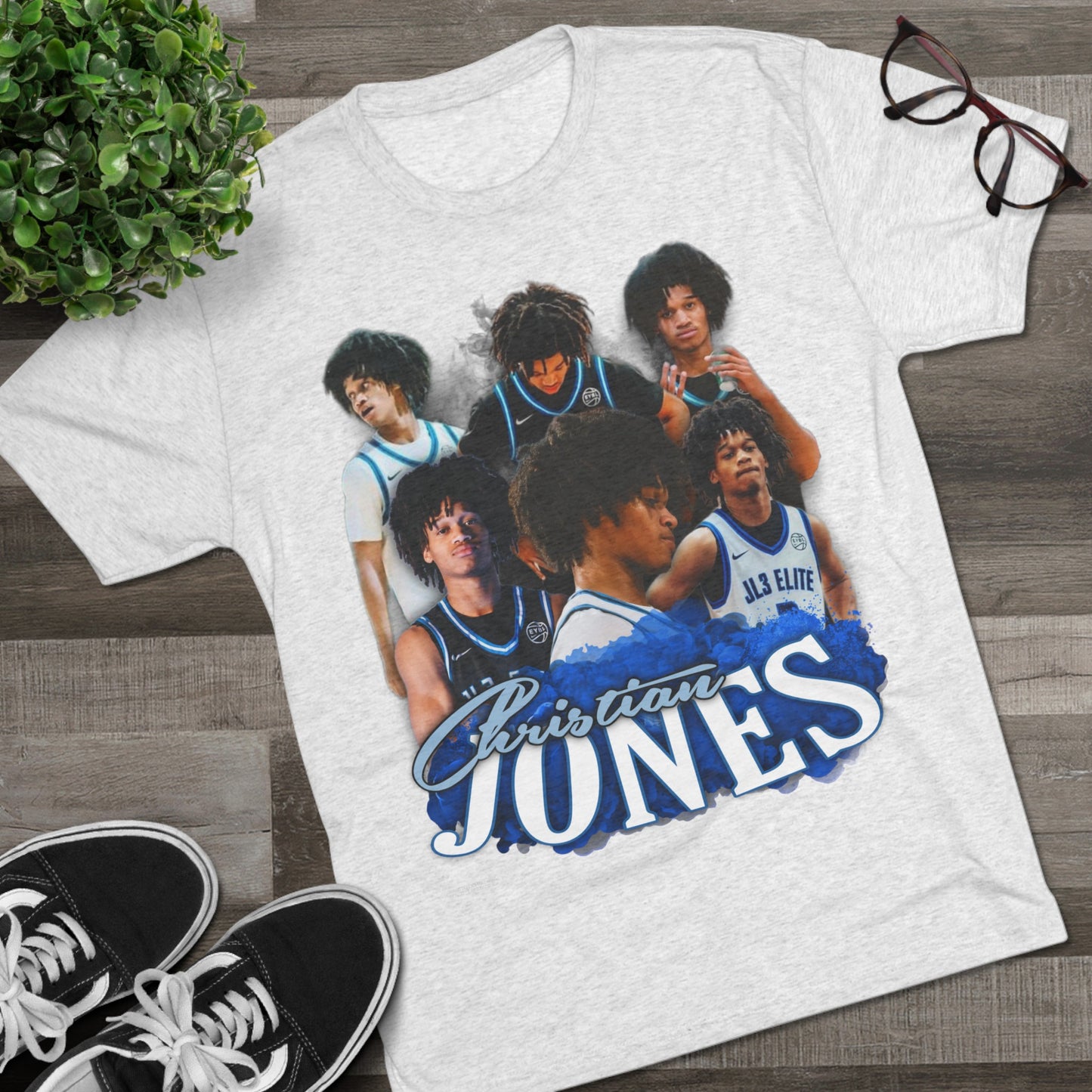 Christian Jones Tri-Blend Crew Tee