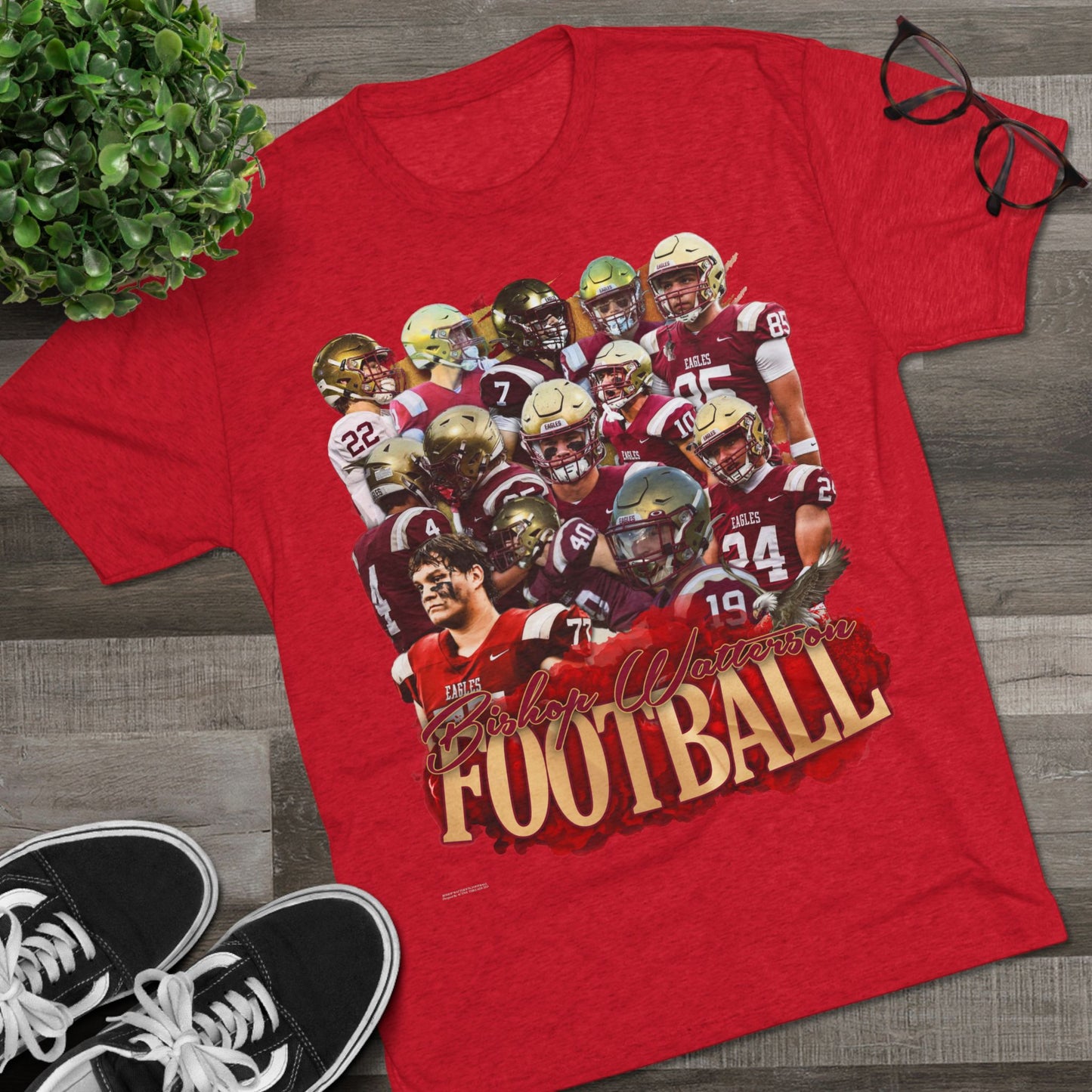 Watterson Football 2024 Tri-Blend Crew Tee