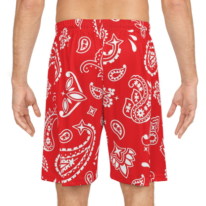 Red Bandana Shorts