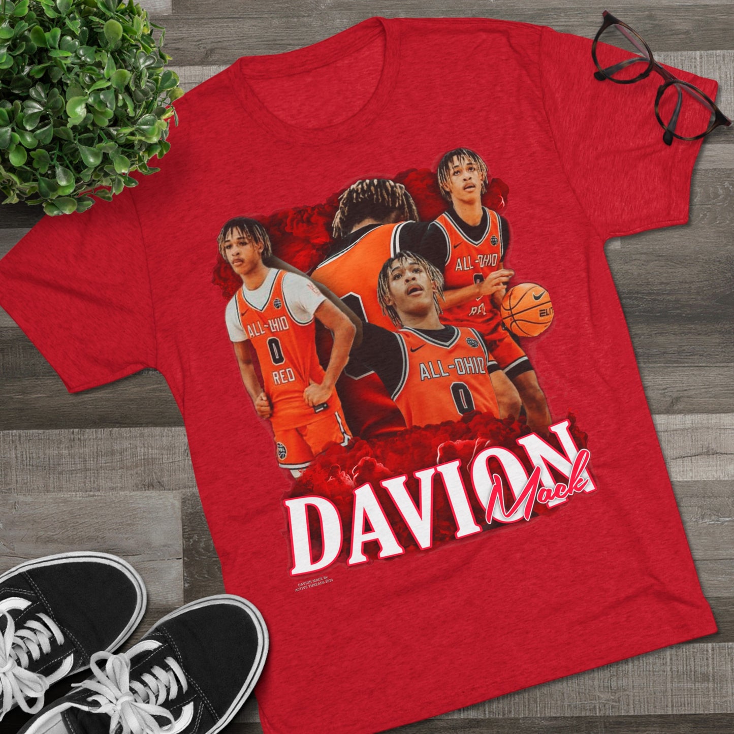 Davion Mack  Tri-Blend Crew Tee