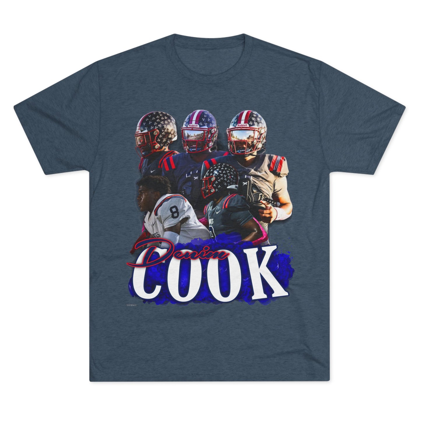 Denim Cook Tri-Blend Crew Tee