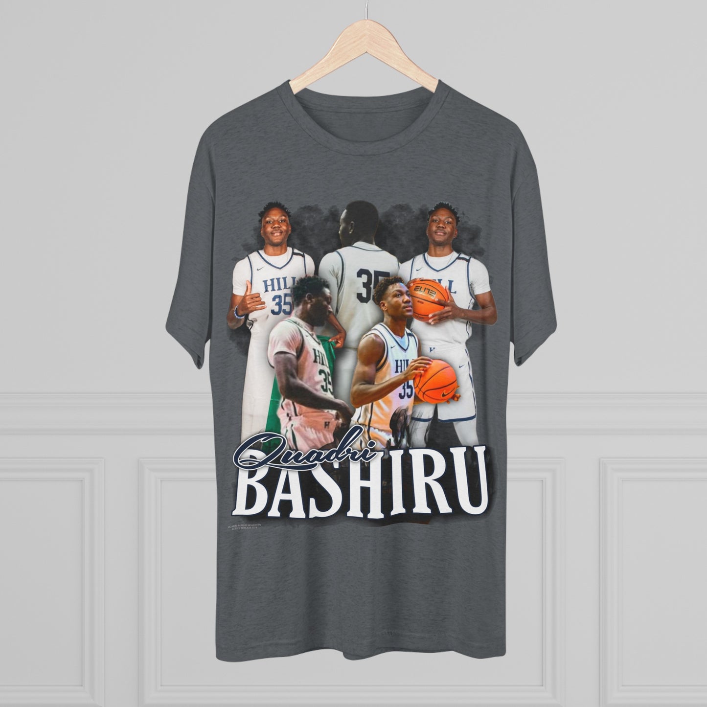 Quadri Bashiru Tri-Blend Crew Tee