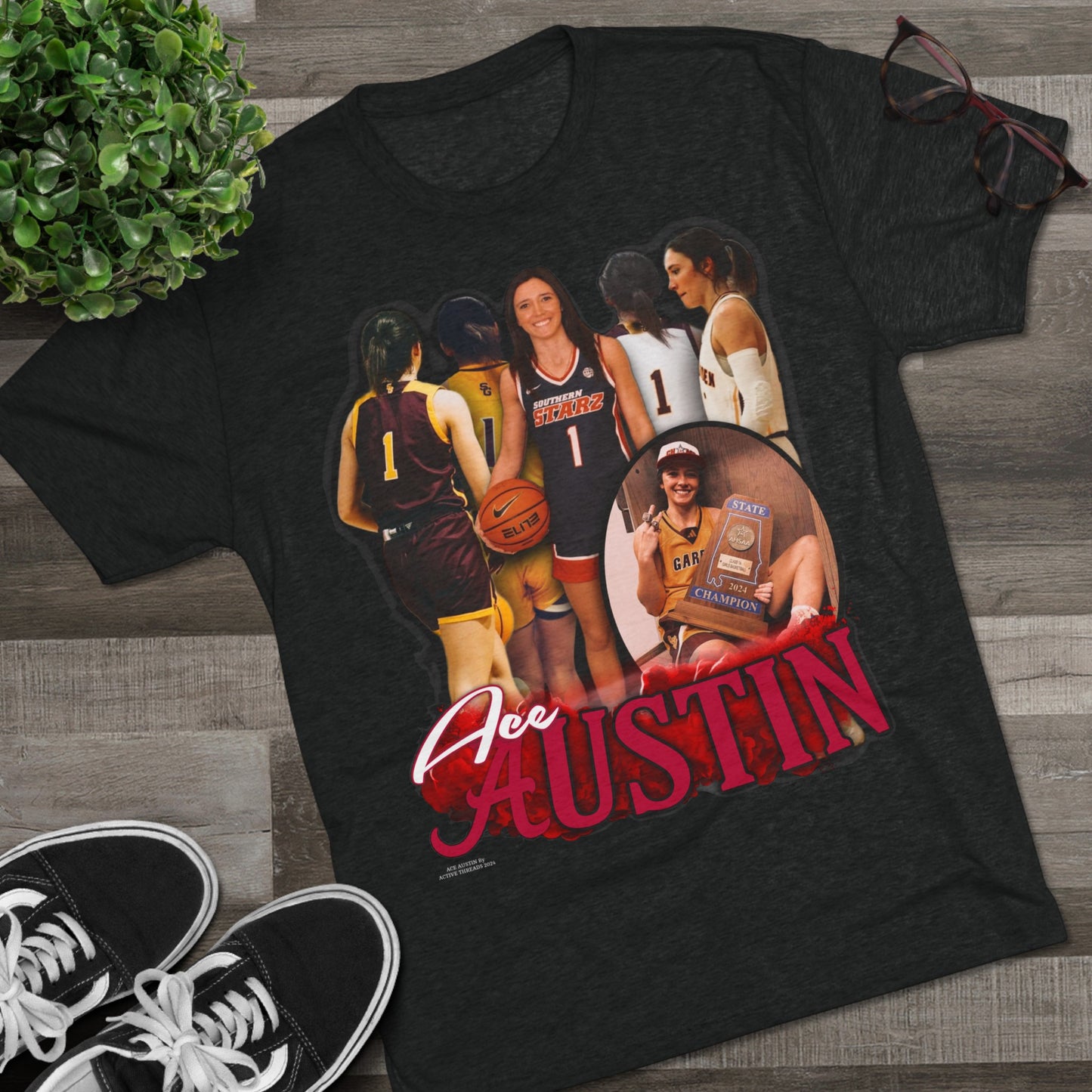 Ace Austin Tri-Blend Crew Tee
