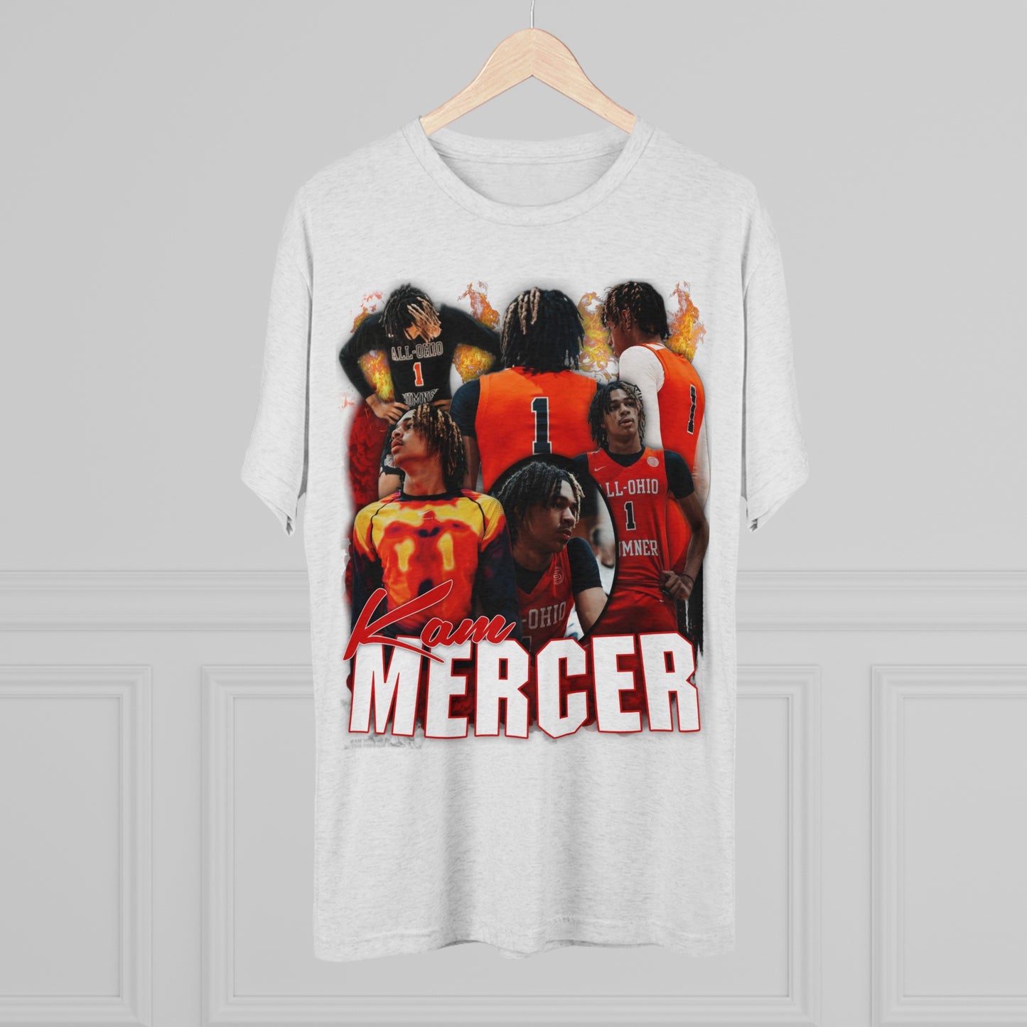 Kam Mercer Tri-Blend Crew Tee