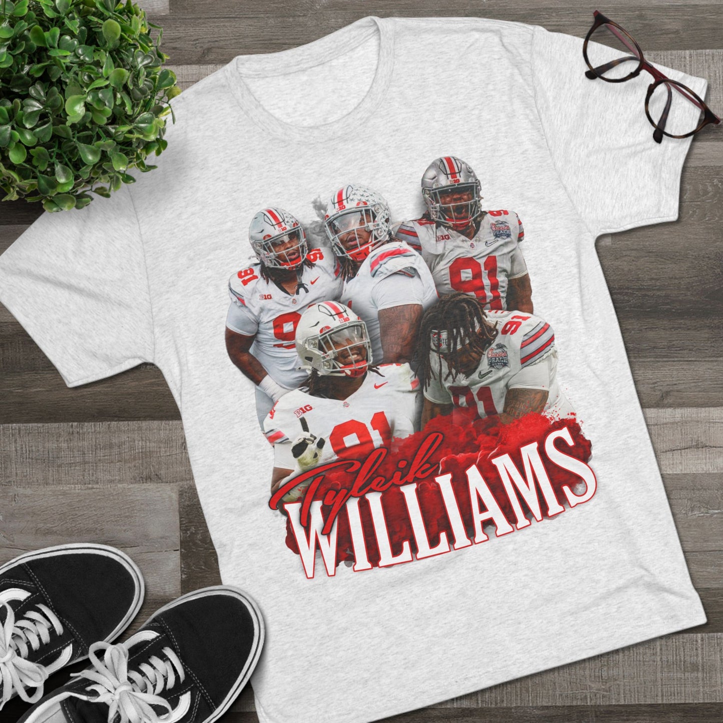 Tyleik Williams Tri-Blend Crew Tee