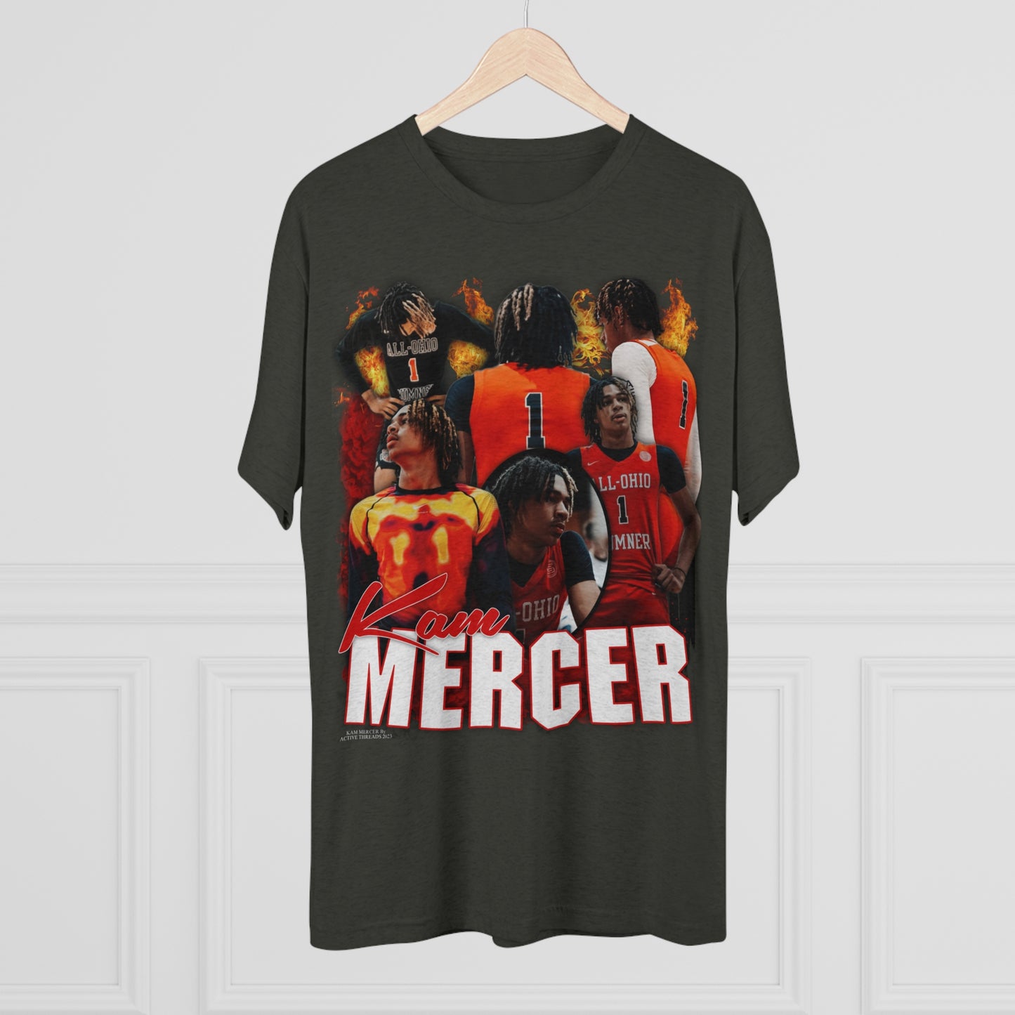 Kam Mercer Tri-Blend Crew Tee