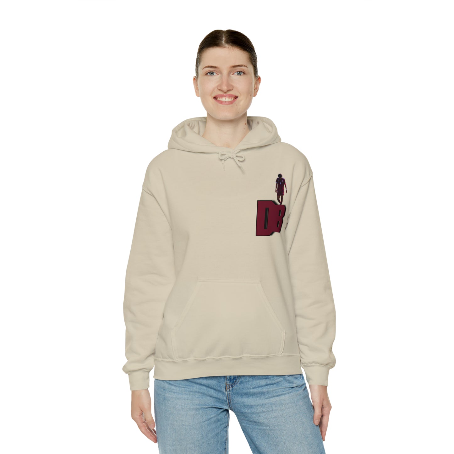Dillon Brown no design on back Hooded Sweatshirt