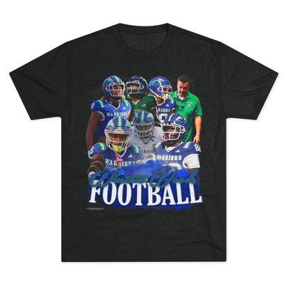 Winton Woods Football Tri-Blend Crew Tee