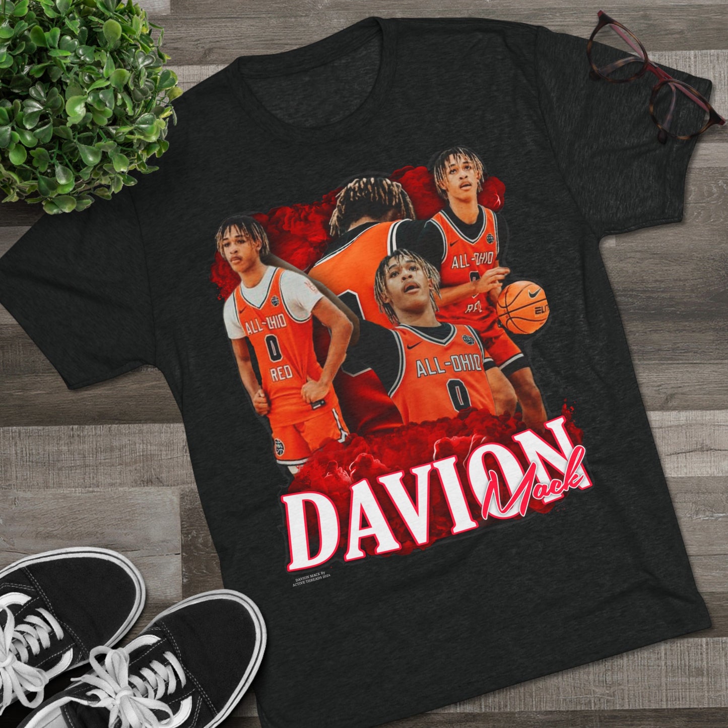 Davion Mack  Tri-Blend Crew Tee