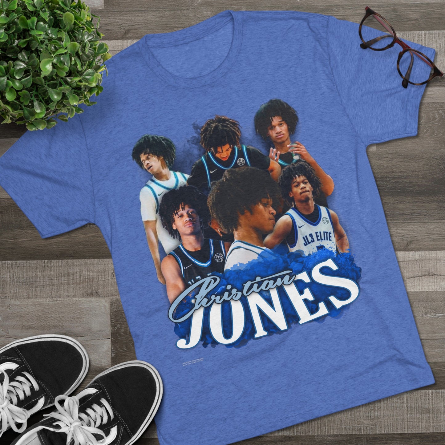 Christian Jones Tri-Blend Crew Tee