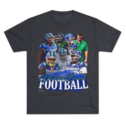 Winton Woods Football Tri-Blend Crew Tee