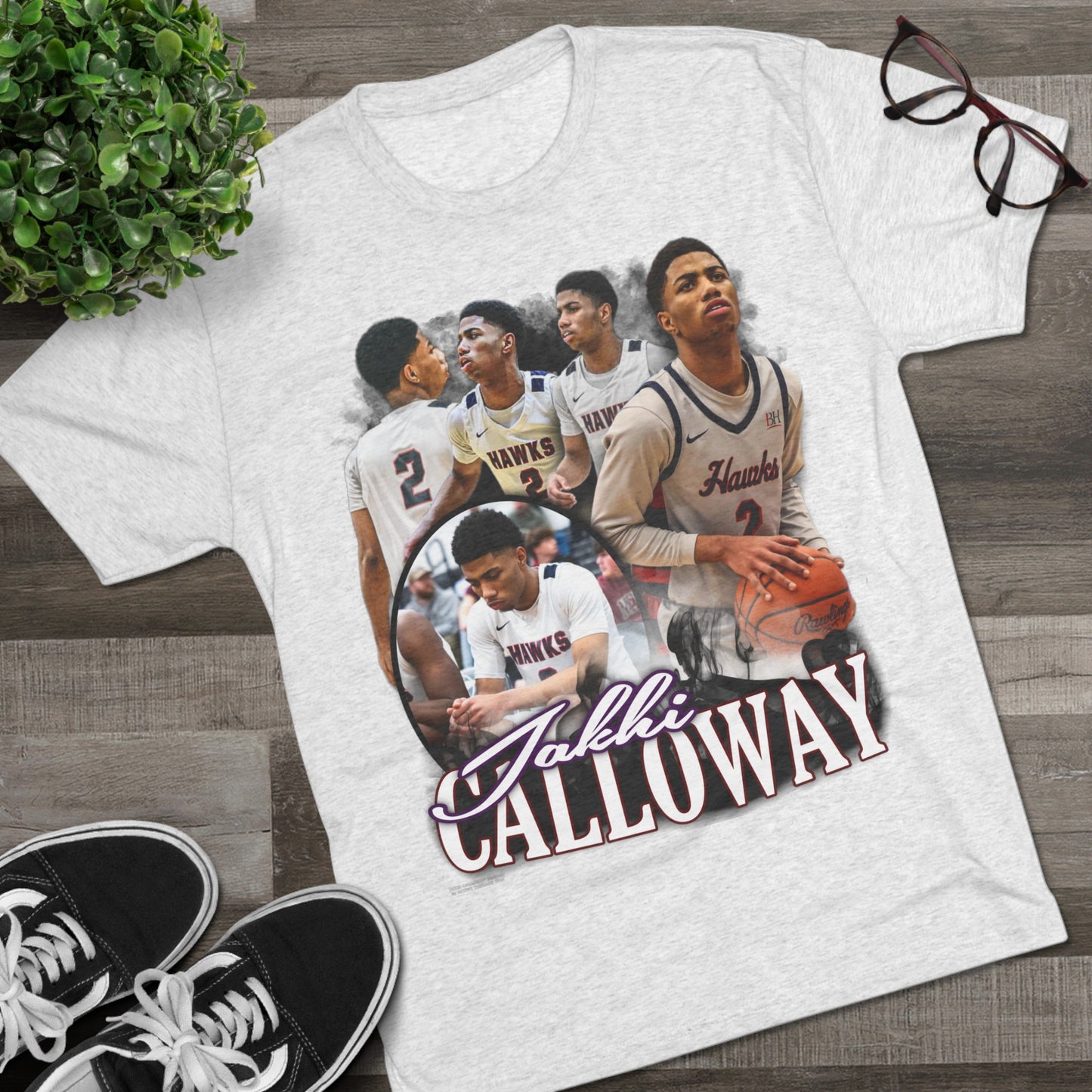 Jakhi Calloway Tri-Blend Crew Tee