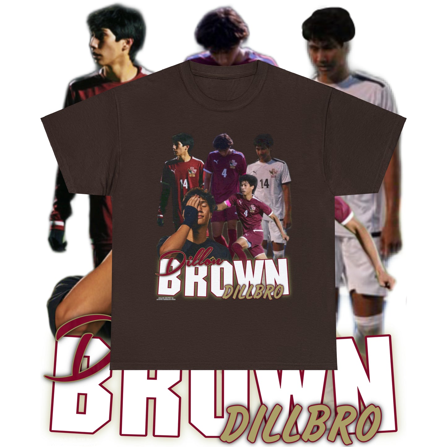 Dillon DILLBRO Brown Tee