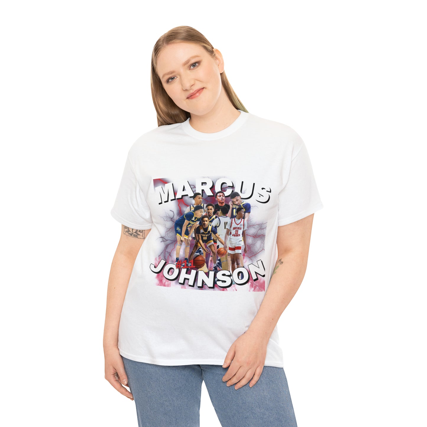 Marcus Johnson Tee White
