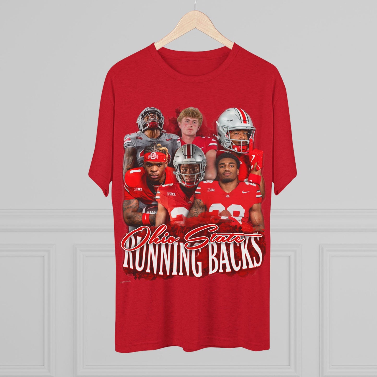 Ohio State Running Backs Tri-Blend Crew Tee