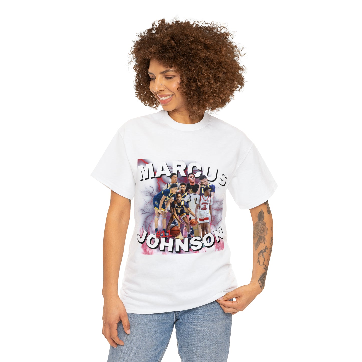 Marcus Johnson Tee White